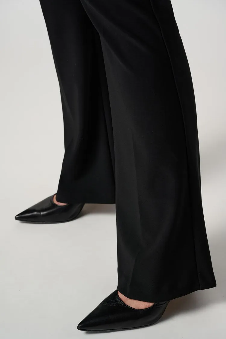 Joseph Ribkoff Black Classic Flared Trousers