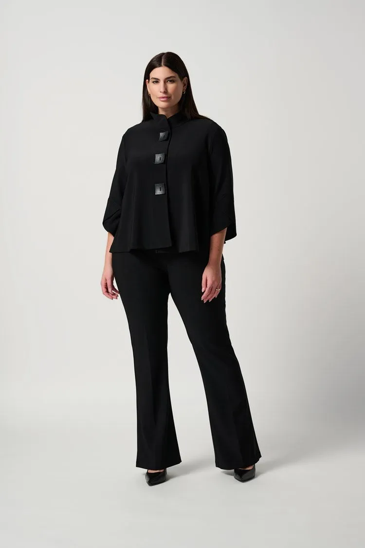 Joseph Ribkoff Black Classic Flared Trousers