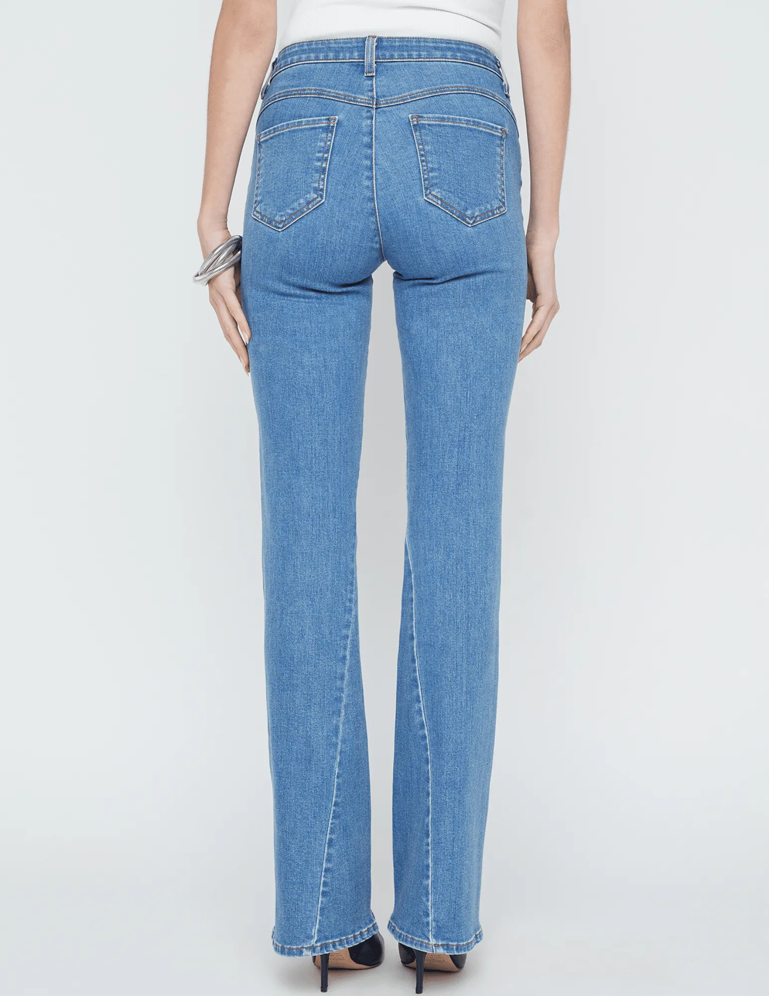 L'Agence Deanna Low Rise Seamed Flare Jean