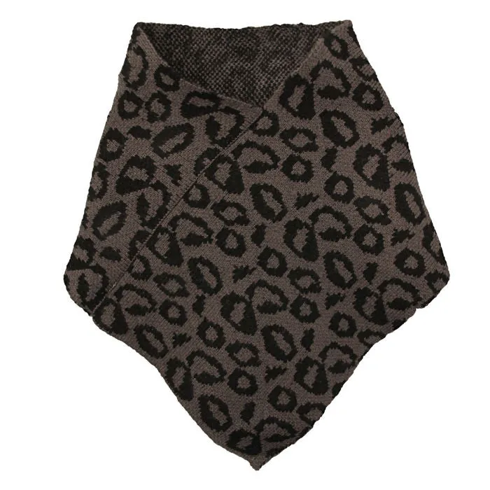 Leopard Triangle Tube Scarf