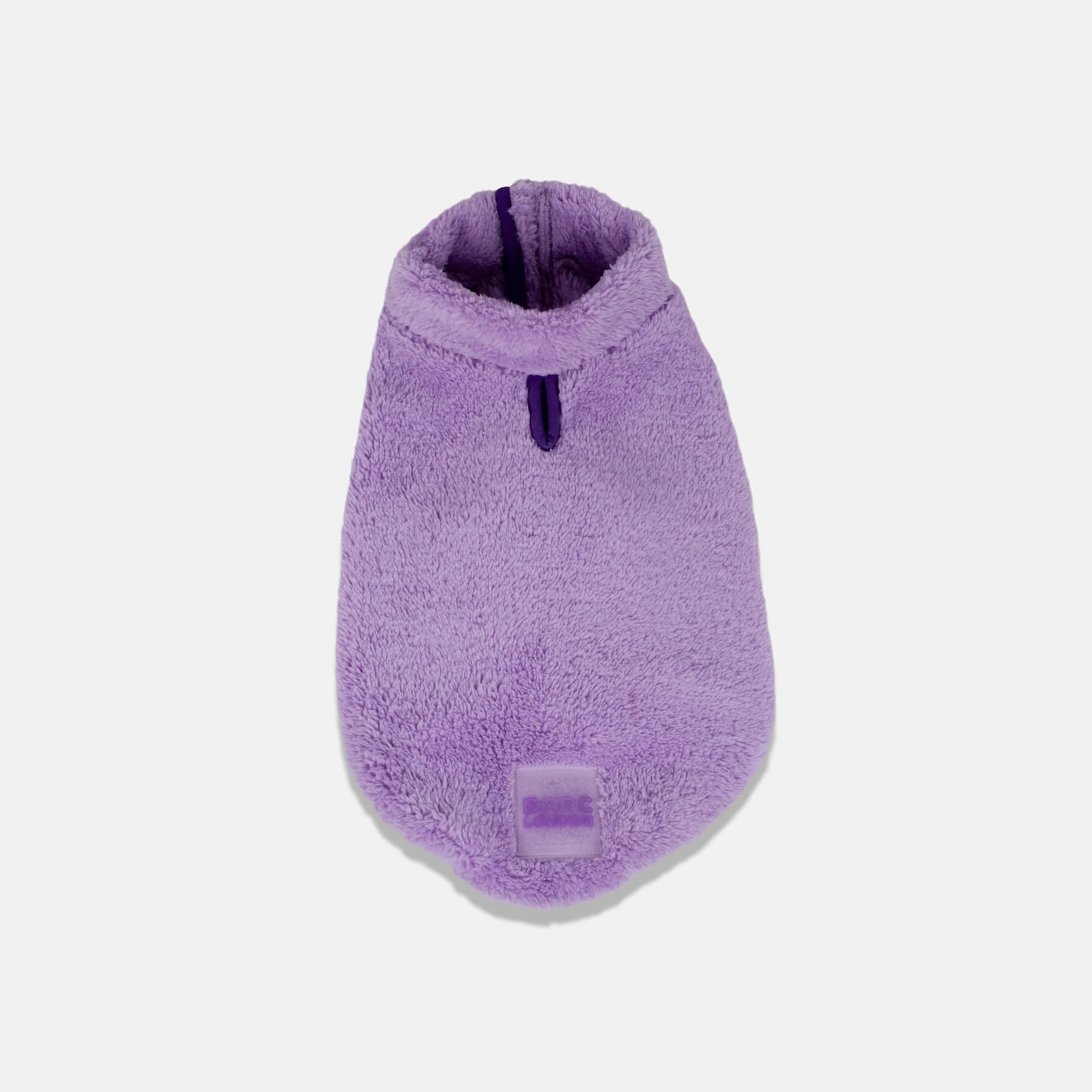 Lilac Sherpa Fleece Dog Vest