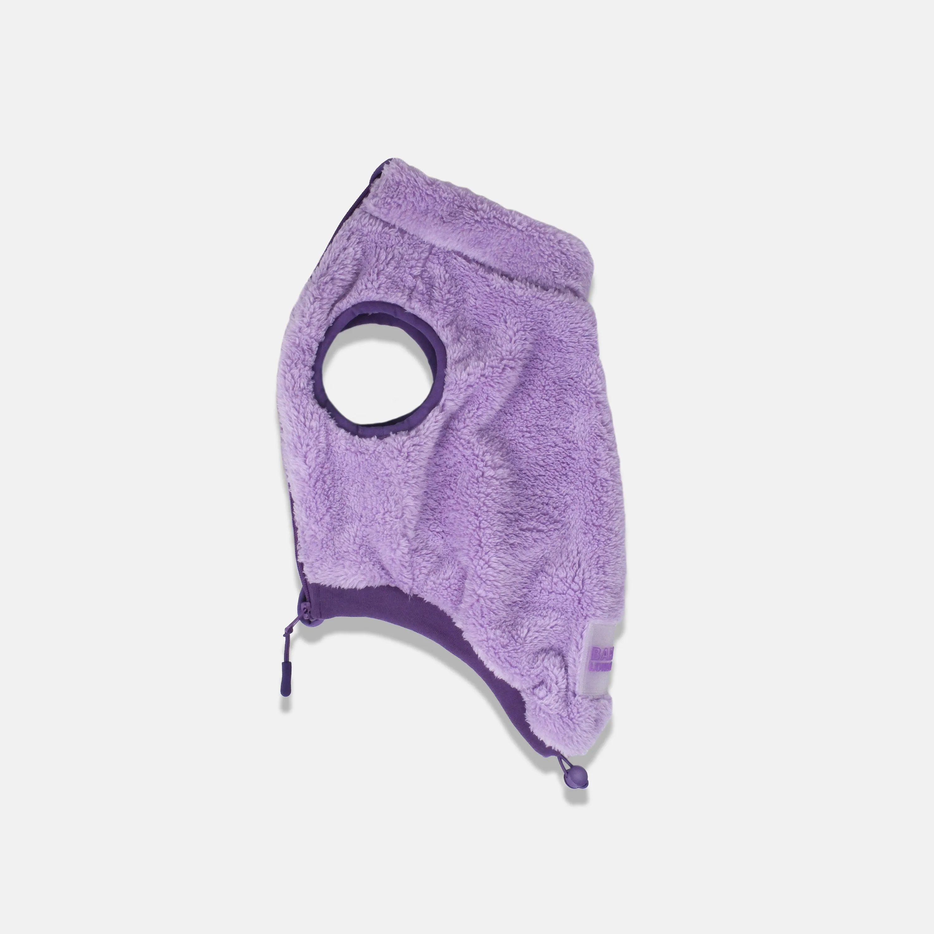 Lilac Sherpa Fleece Dog Vest