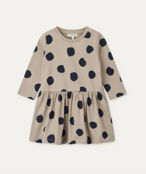 Lima Printed Dress - Spot dots / Mist