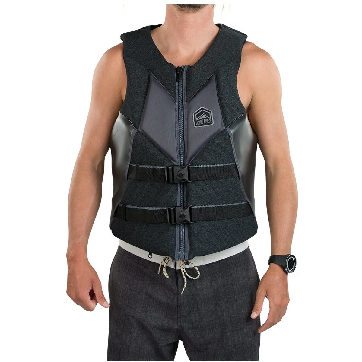 Liquid Force 2021 Axis CGA Wake Vest-Mens Black