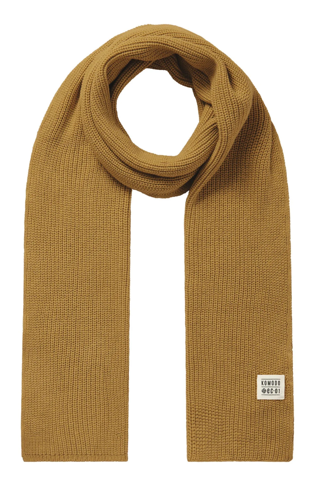 London Organic Cotton Scarf Camel