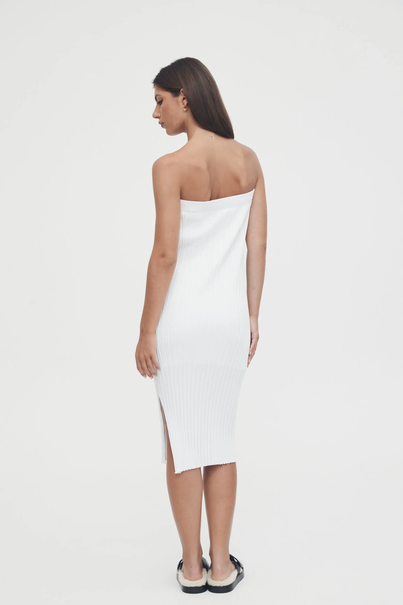 Luxe Maxi Skirt/Dress (White) - FINAL SALE