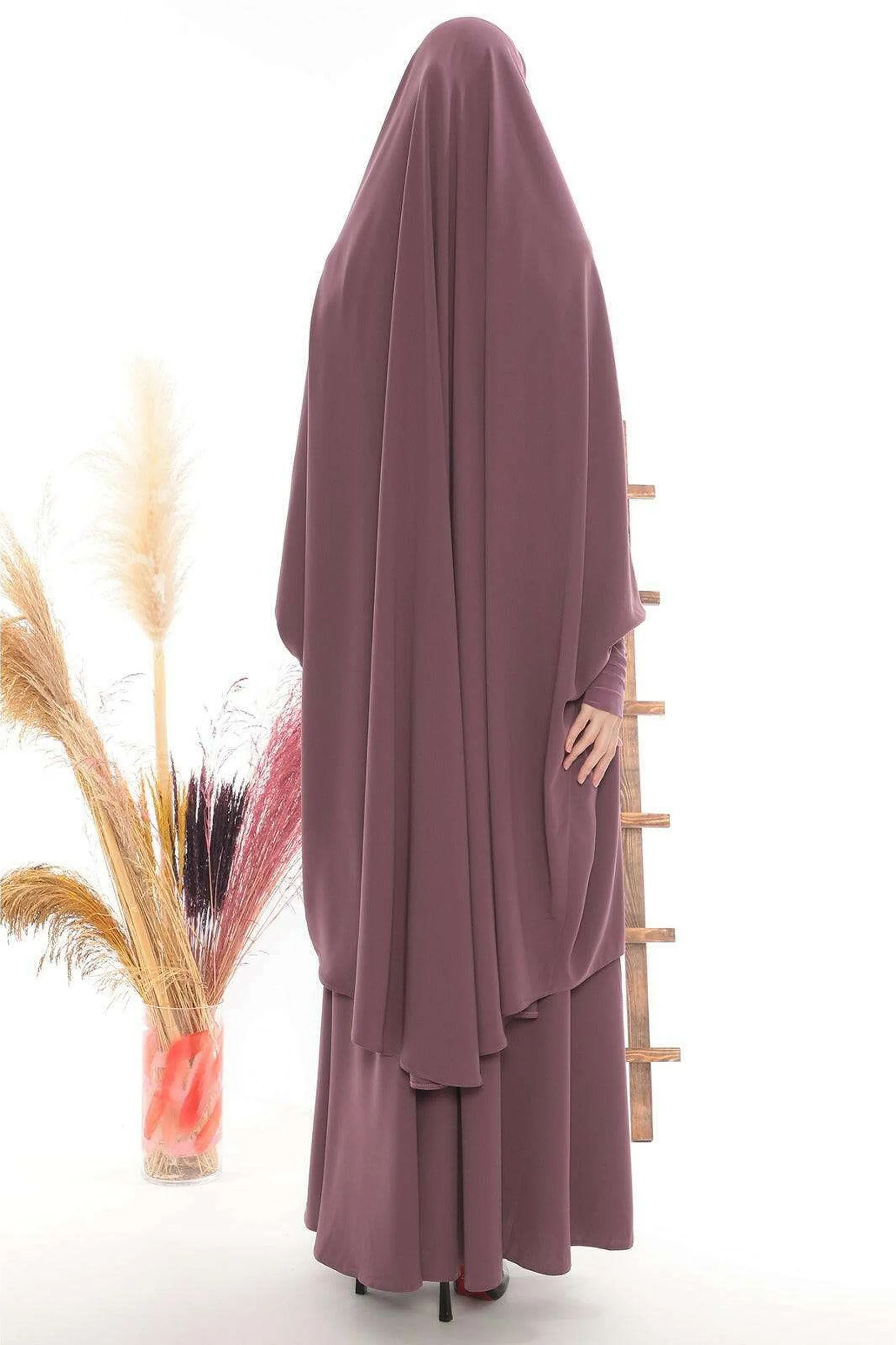 Luxury Two Piece Khimar  |  2 Piece Abaya | Dress Modest Wear