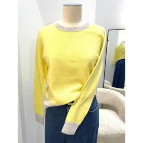 Mandy Splice Sweater | Sunflower