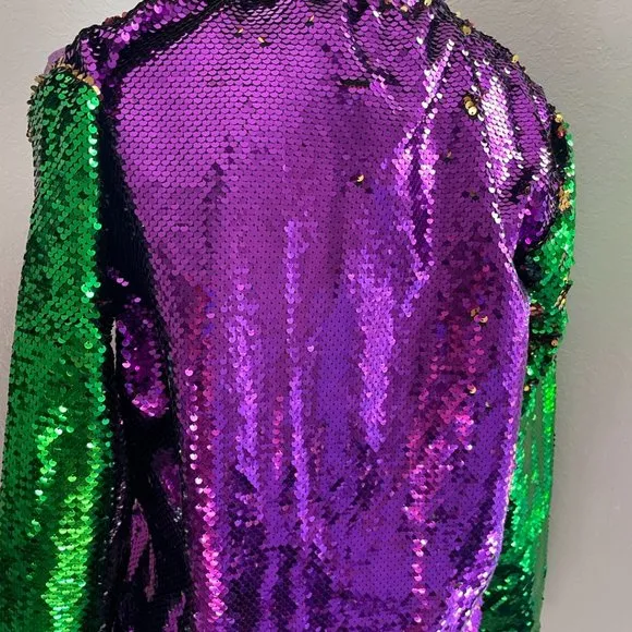 Mardi gras sequin jacket