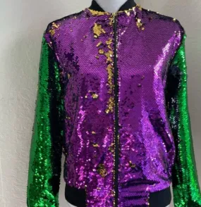 Mardi gras sequin jacket