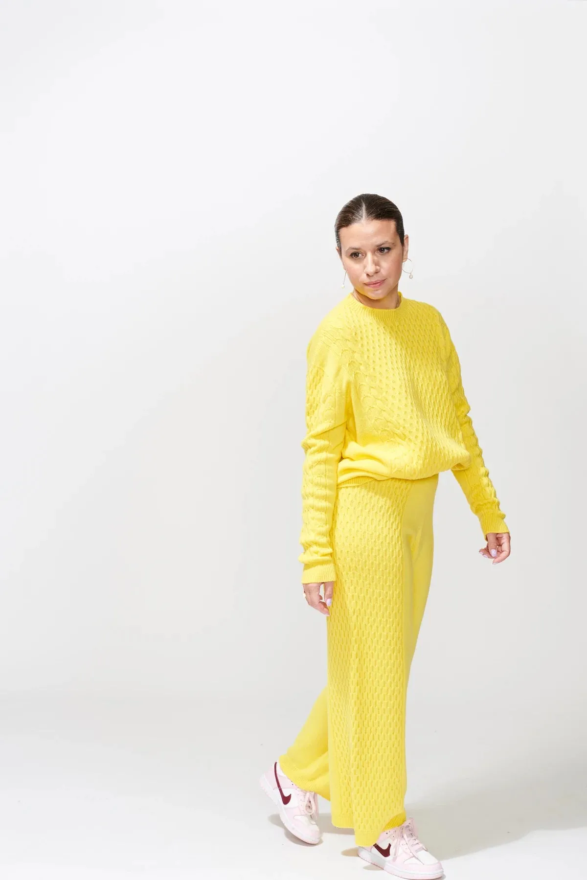 McIntyre Bella Sweater in Illuminating Yellow - Final Sale