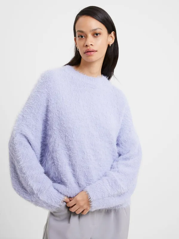 Meena Fluffy Boat Neck Jumper