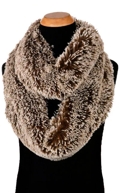 Men's Infinity Scarf - Fox Faux Fur