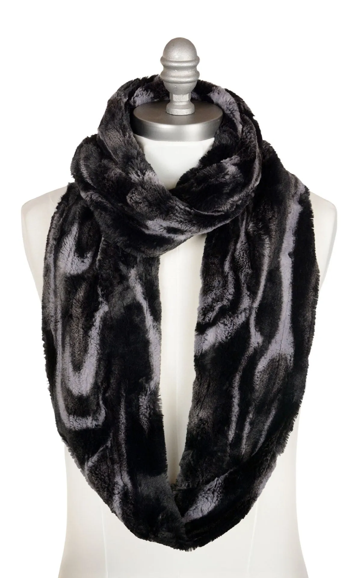 Men's Infinity Scarf - Marble Dune Luxury Faux Furs