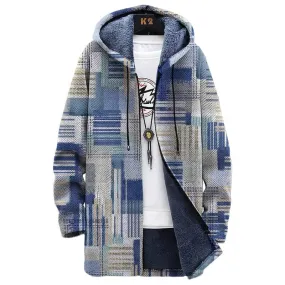 MEN'S PRINTED HOODED FLEECE JACKET 34710265YM