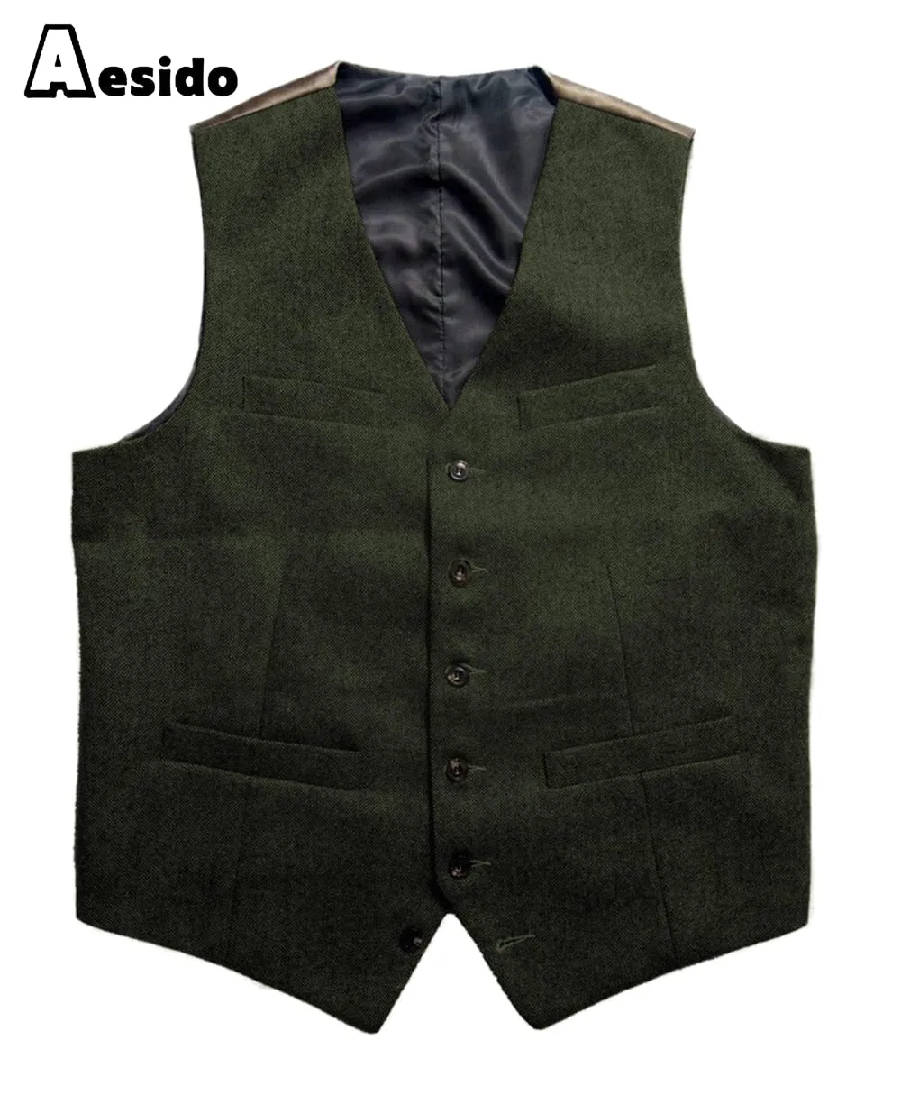 Men‘s ’Single Breasted V Neck Waistcoat