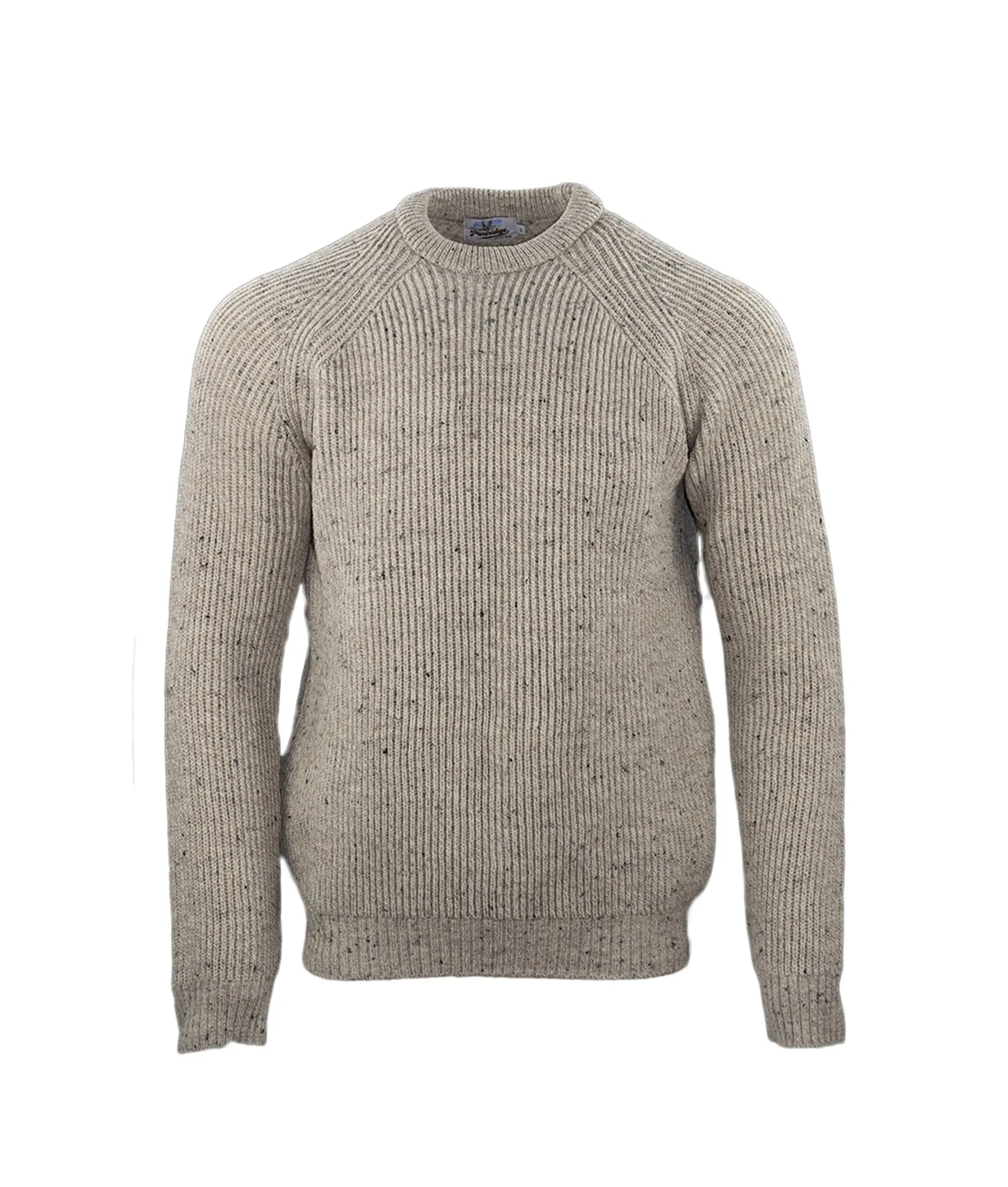 Merino Crew Neck Jumper - Oatmeal