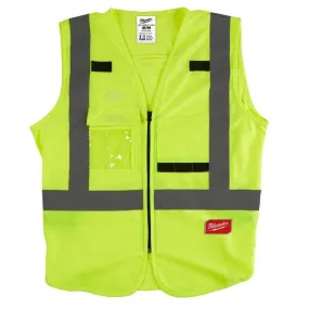 Milwaukee Safety Vest High Visibility Yellow S/M