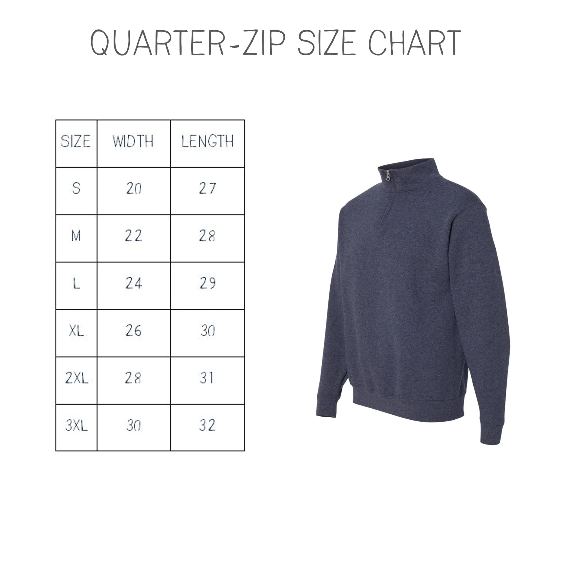 Mini Pencil Quarter Zip Sweatshirt