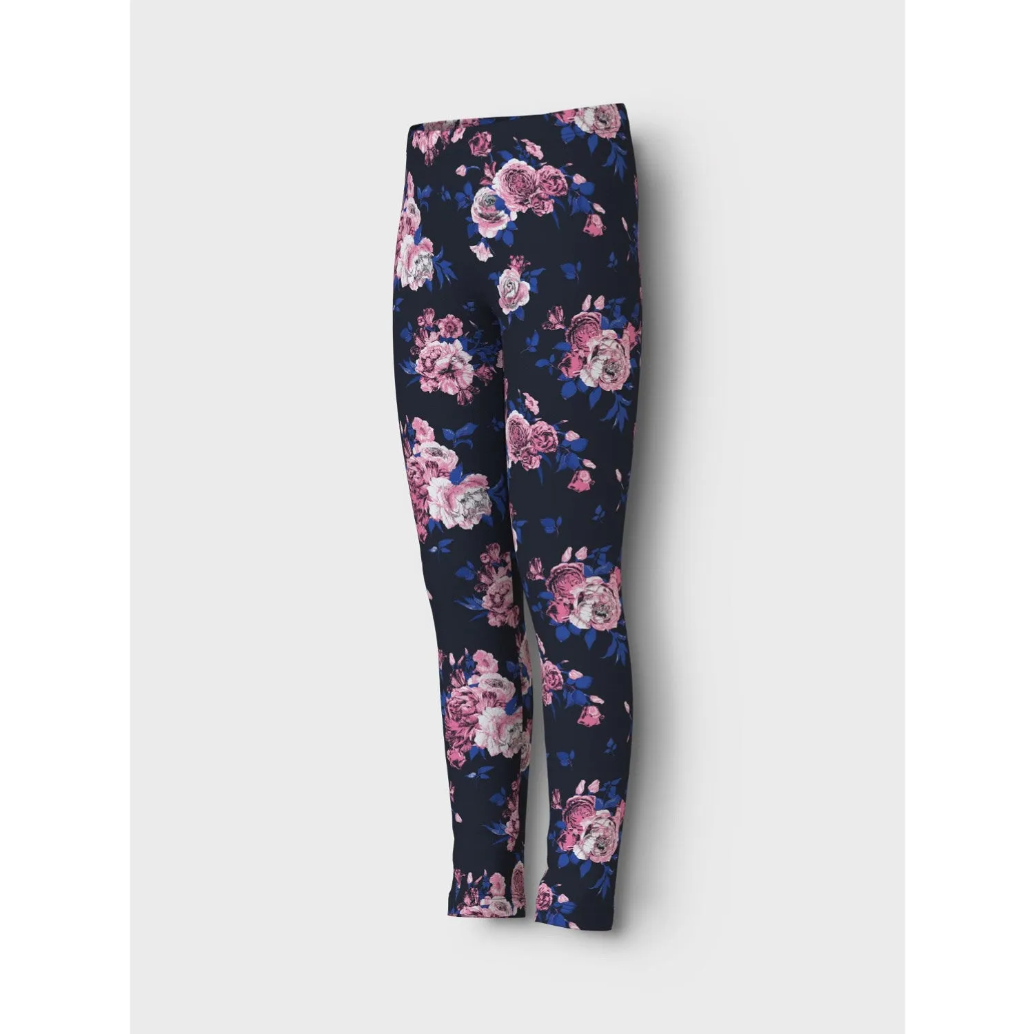 Name It Dark Sapphire Big Flowers Vivian AOP Legging