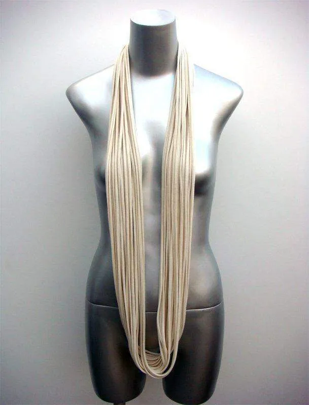 Necklush Infinity Scarf / Cream White / Unisex