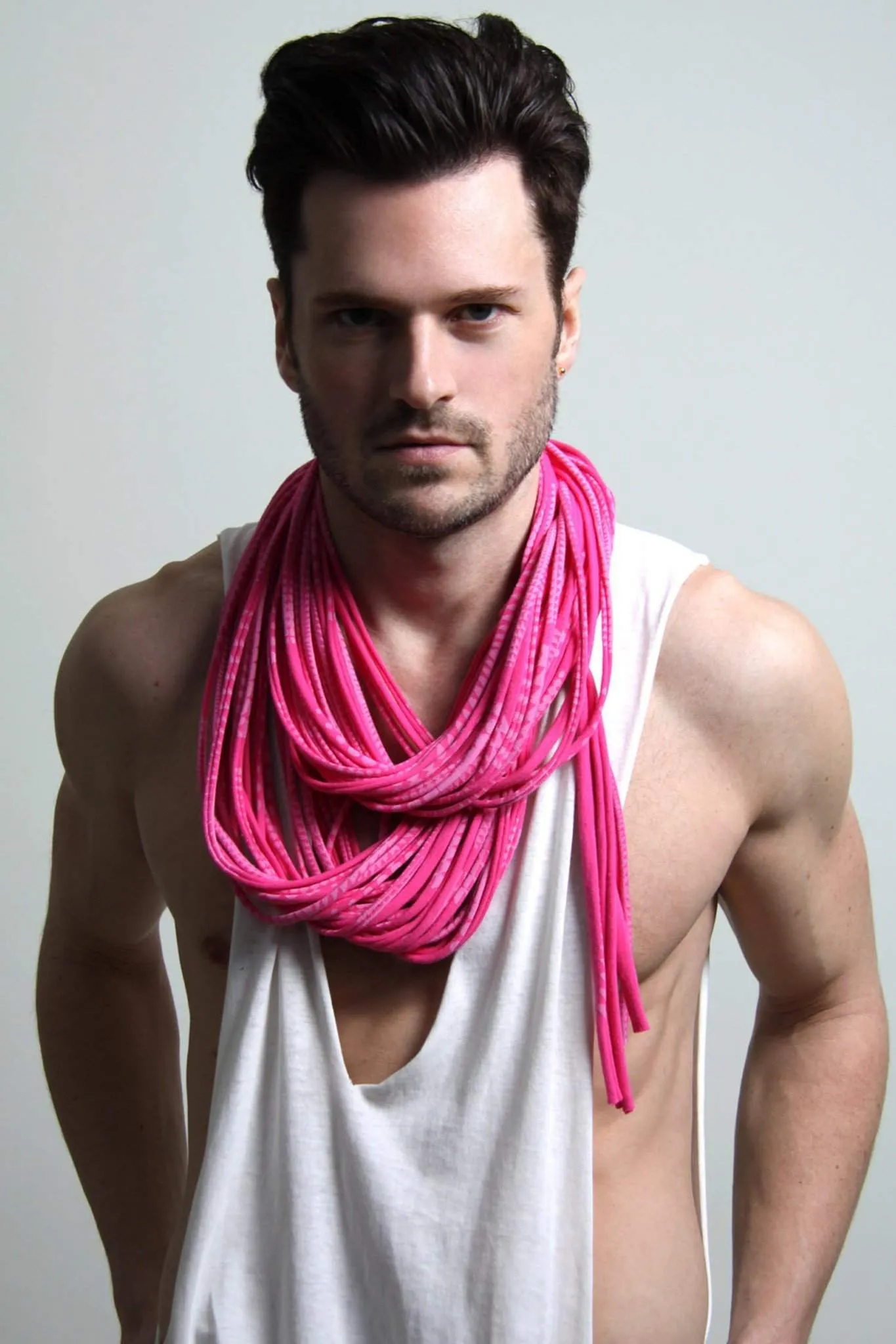 Necklush Infinity Scarf / Hot Pink / Unisex