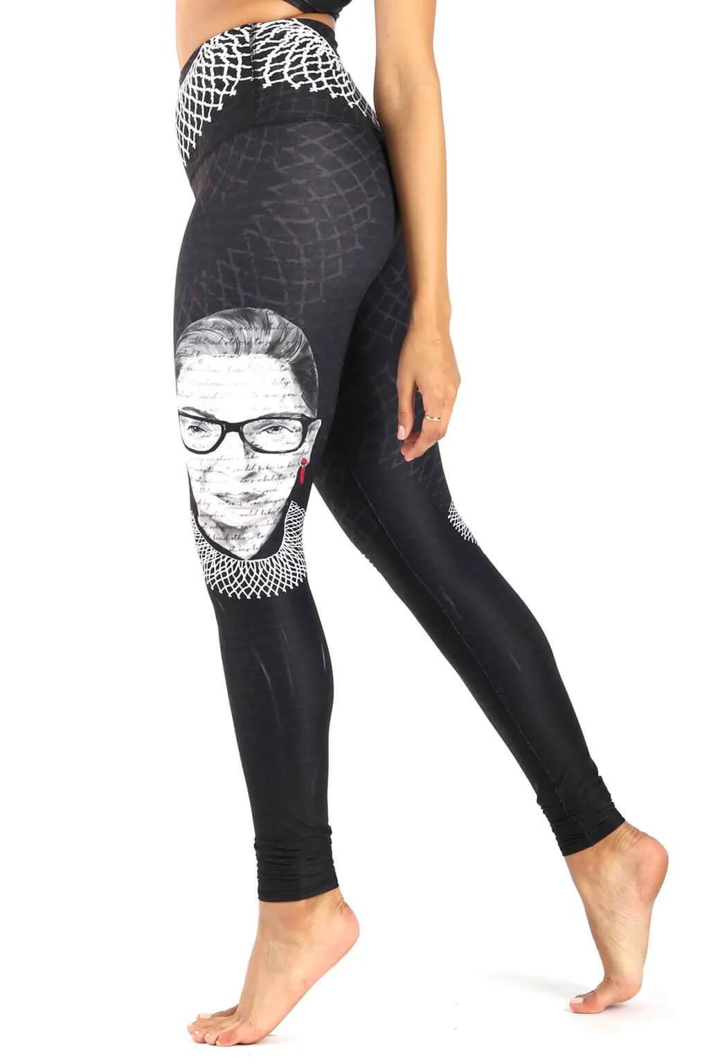 Notorious RBG Printed Yoga Leggings