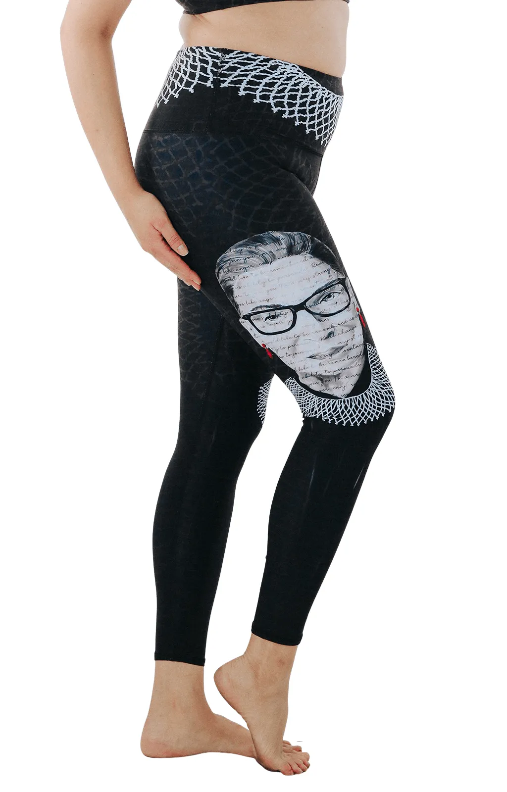 Notorious RBG Printed Yoga Leggings