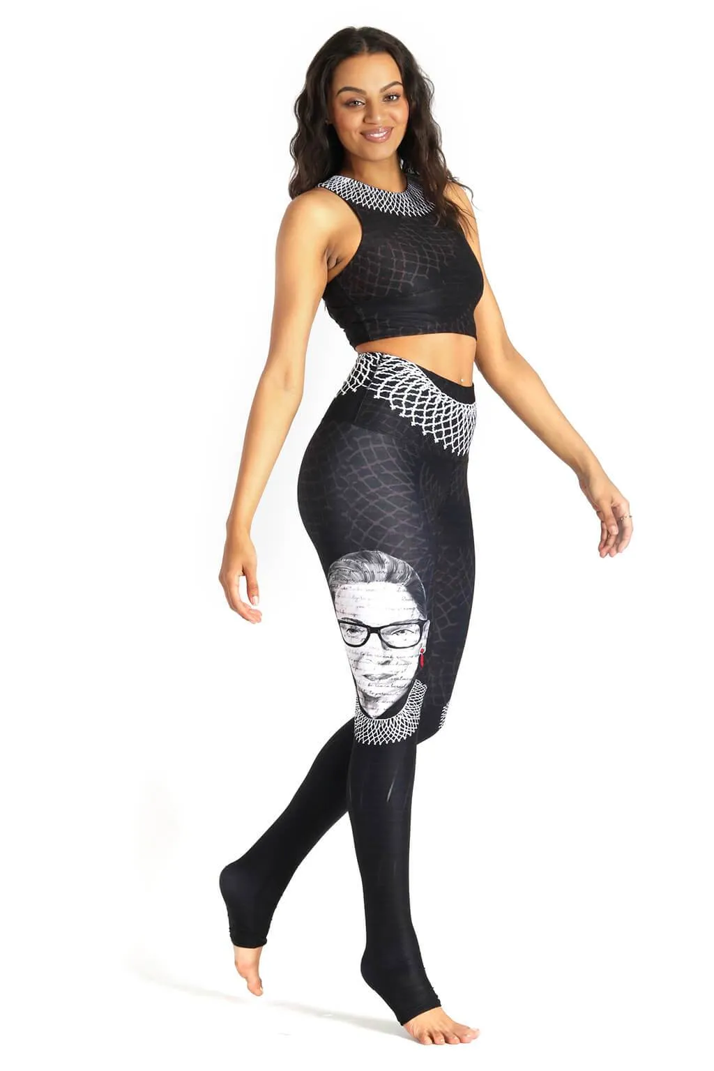 Notorious RBG Printed Yoga Leggings