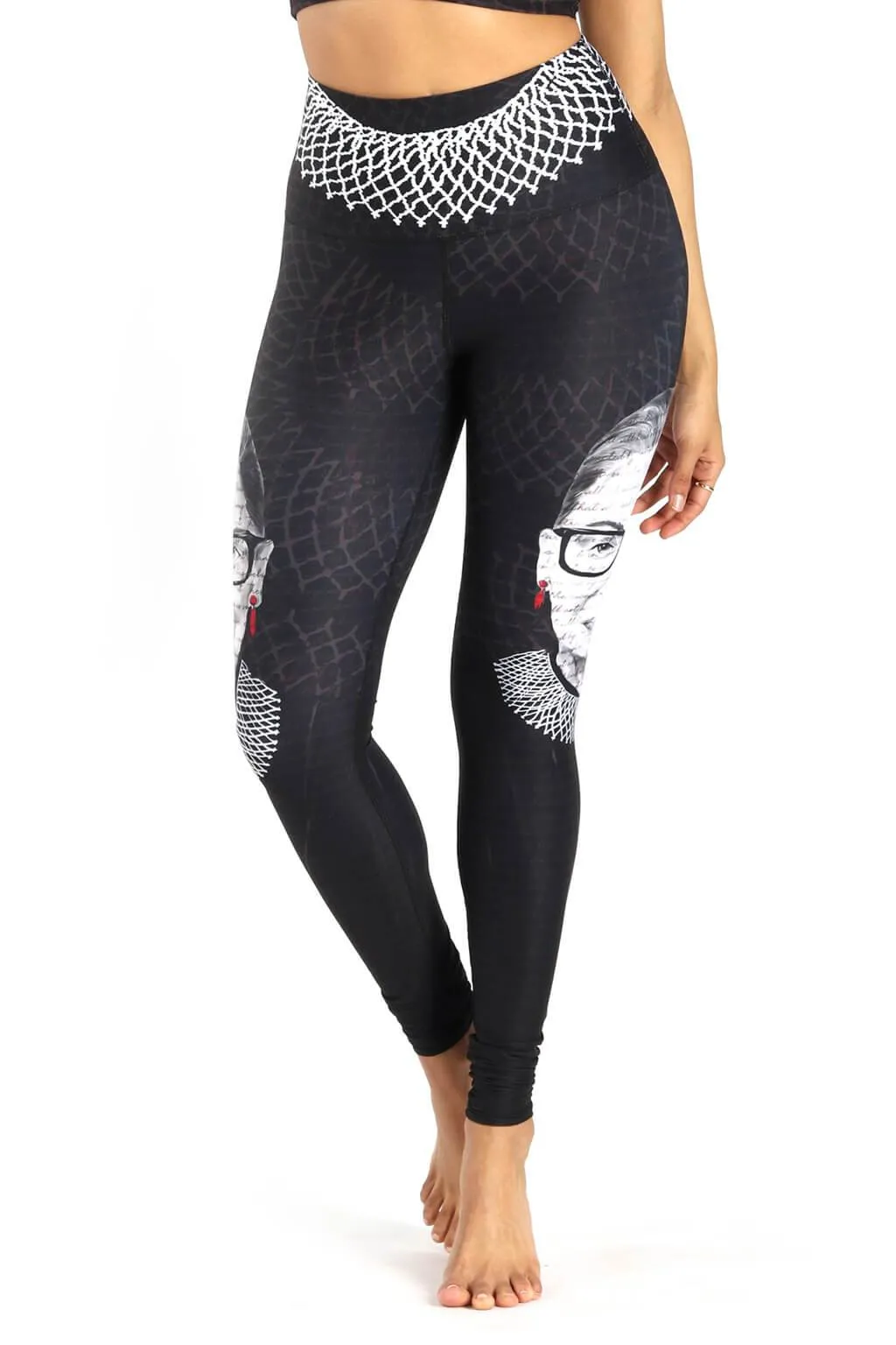 Notorious RBG Printed Yoga Leggings