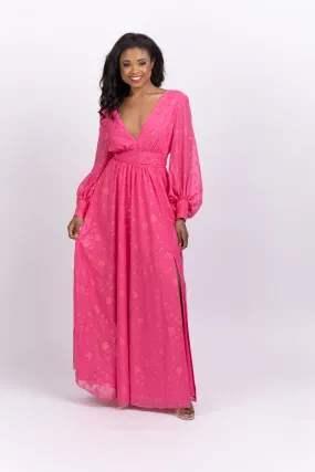 One33 Social The Kathy Maxi Gown Pink