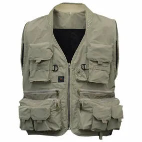 Outdoor Fishing Style Zipper Vest