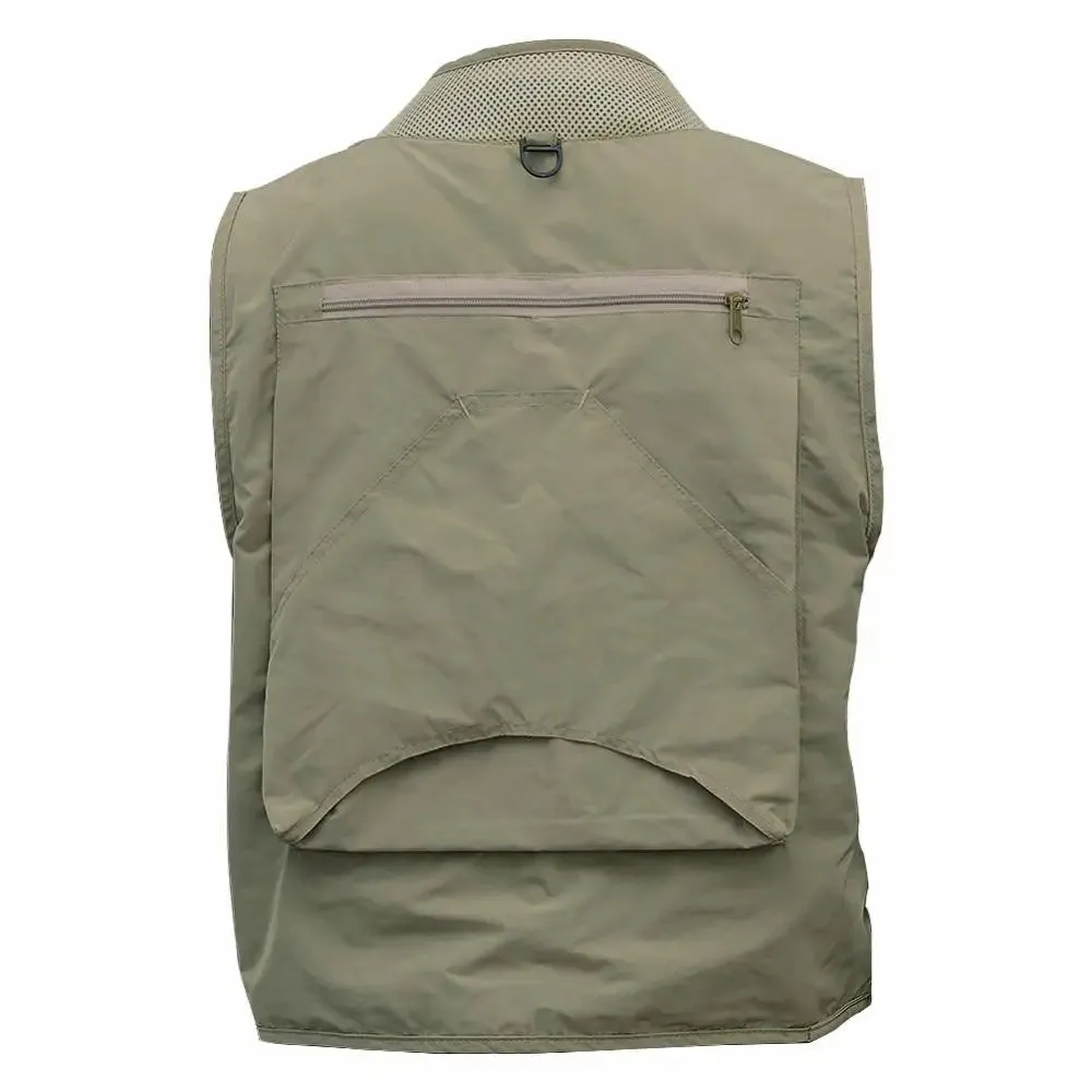 Outdoor Fishing Style Zipper Vest