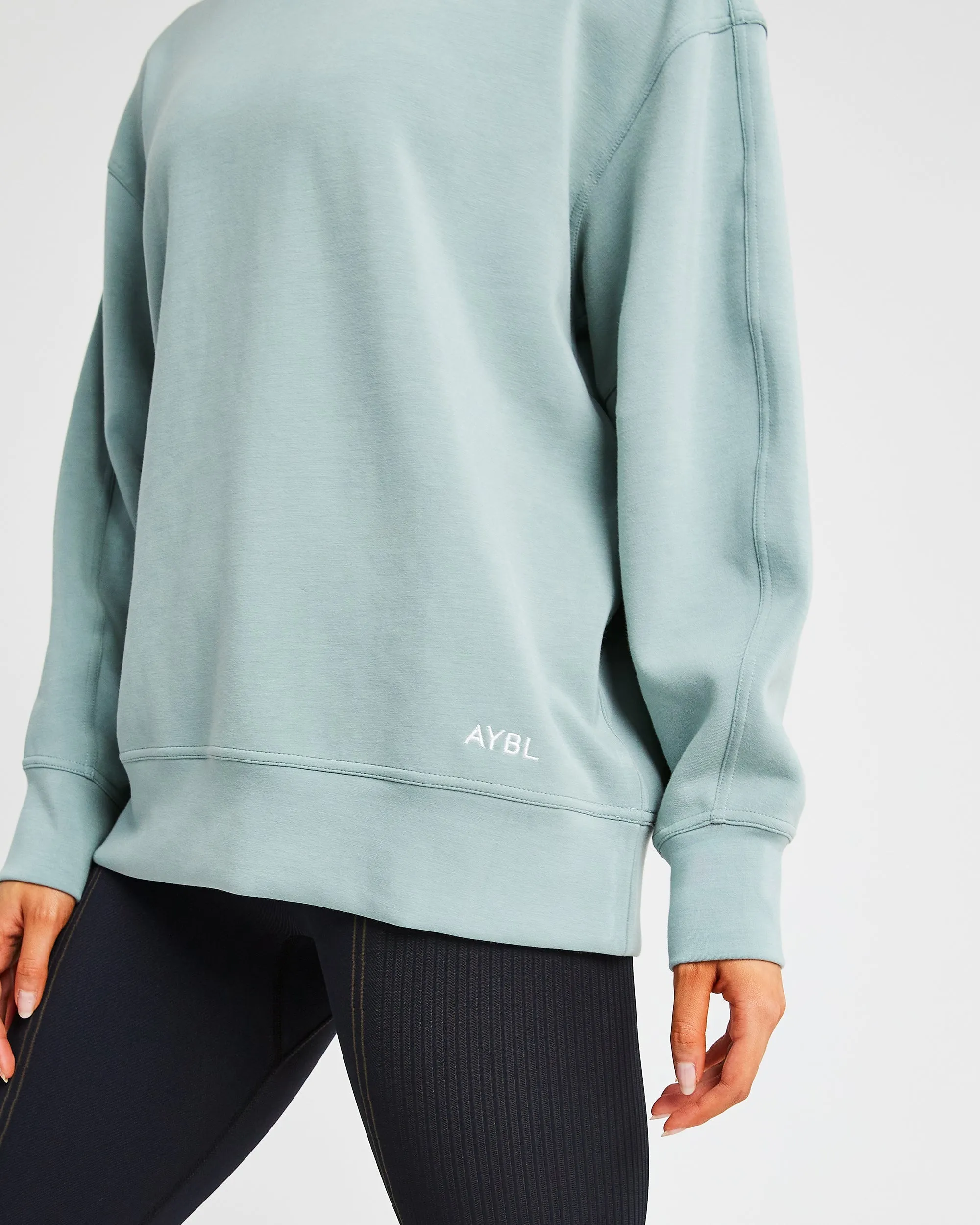 Oversized Jumper - Sage Green