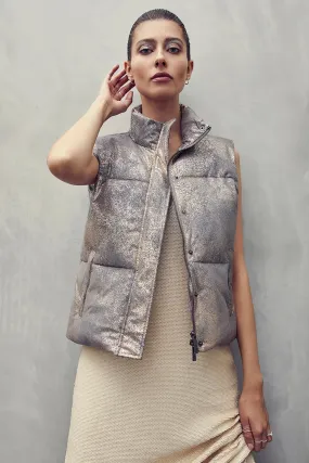 Painted Lady Vest | Pewter