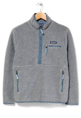 Patagonia Retro Pile Marsupial Women's Fleece Jacket - Salt Grey / Light Plume Grey