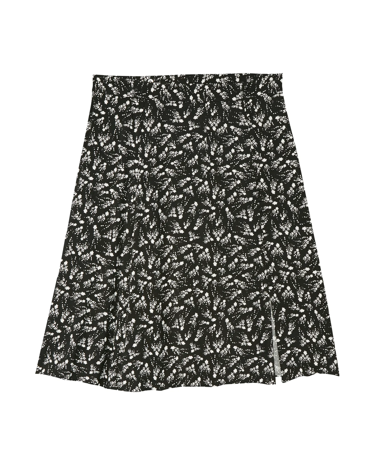 Peony Maxi Skirt | Black / White