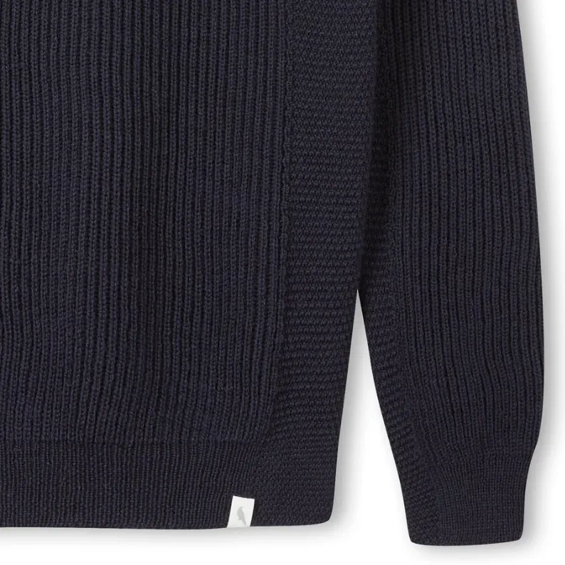 Peregrine Wool Field Jumper Made in England WJ71042 Navy