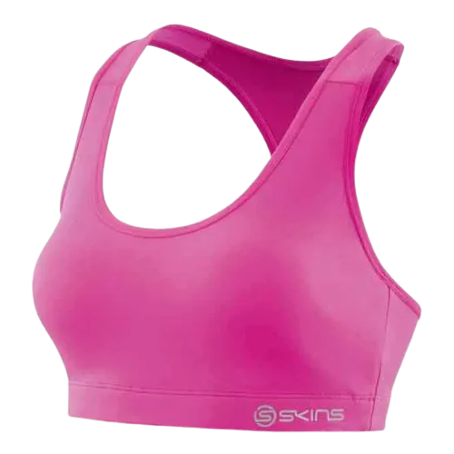 PINK SKINS TEAM WOMENS SPORTS BRA