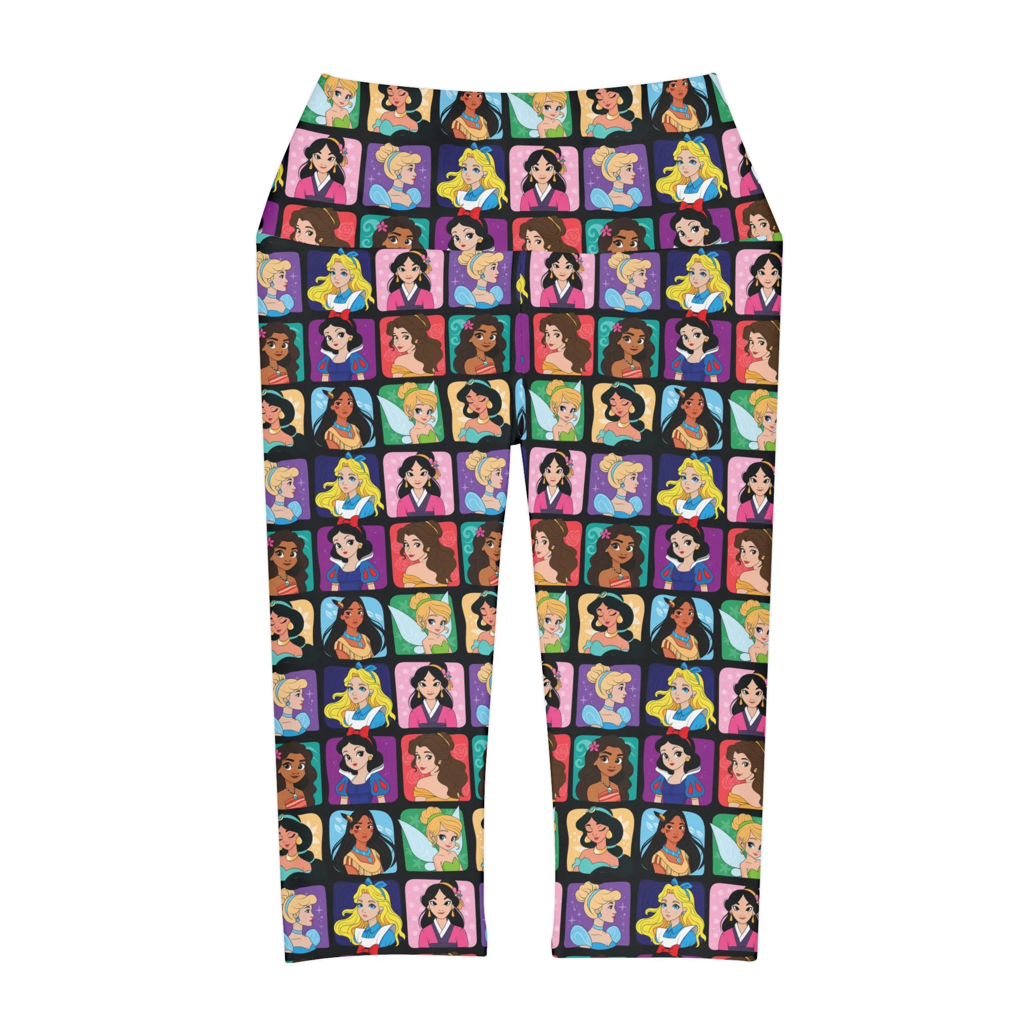 Princess Portraits Athletic Capri Leggings