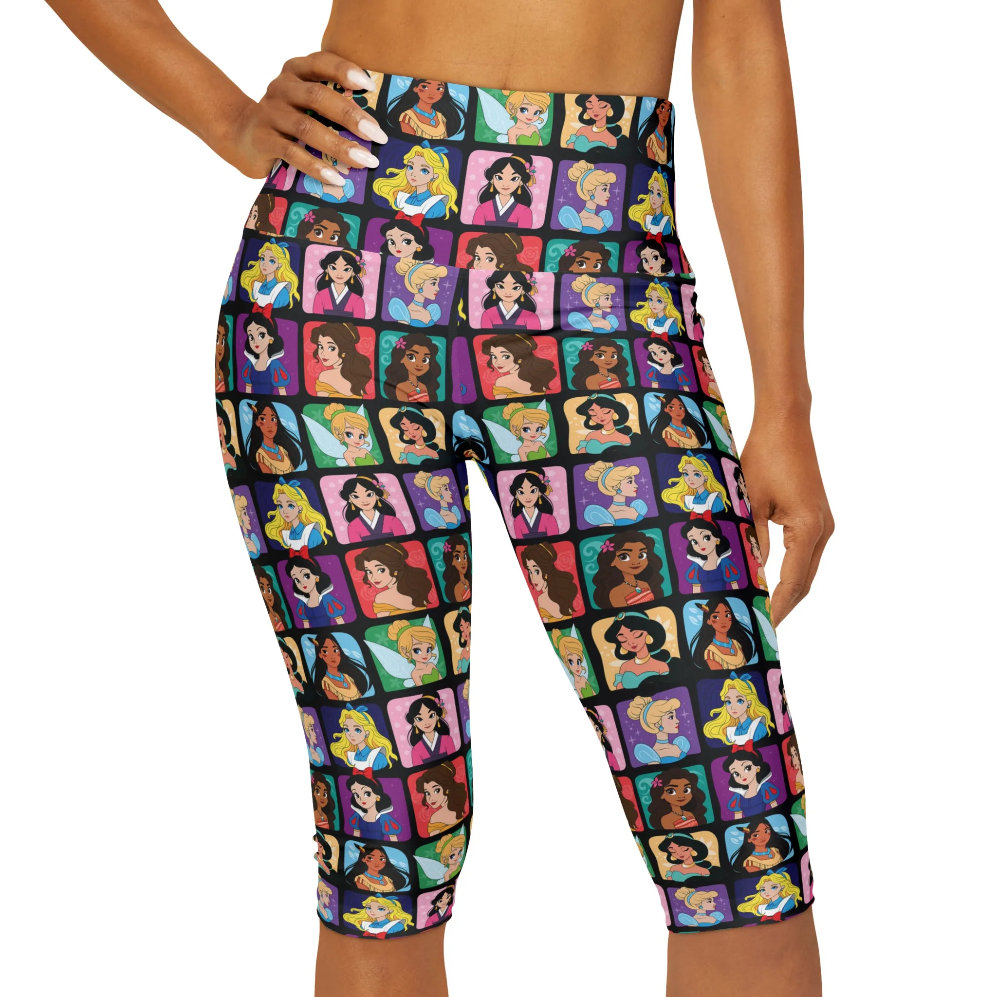 Princess Portraits Athletic Capri Leggings