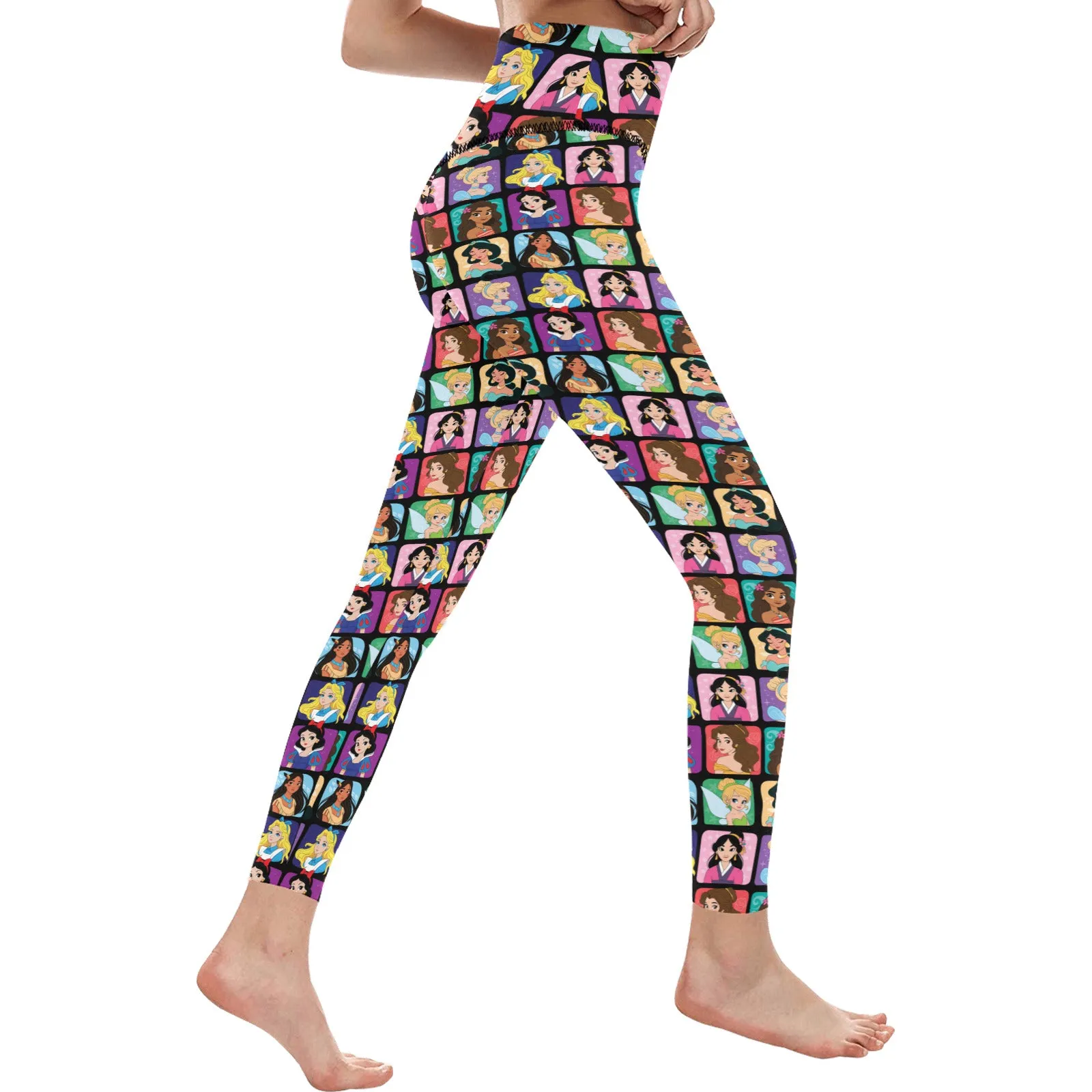 Princess Portraits Women's Athletic Leggings