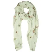 "Garden Friends" Animal print Scarf