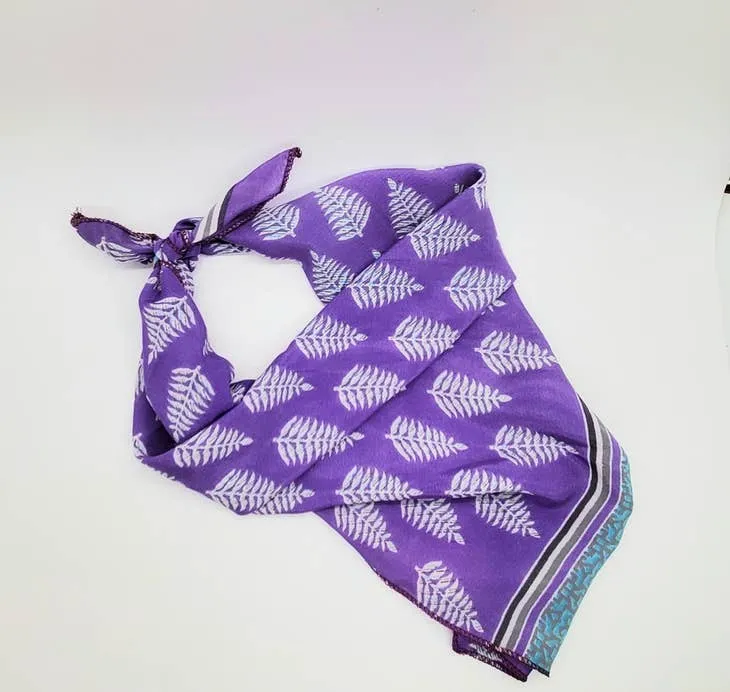 Repurposed Sari Bandana