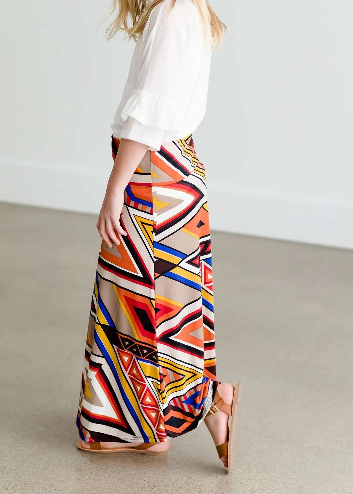 Rhythmic Multi Color Maxi Skirt - FINAL SALE