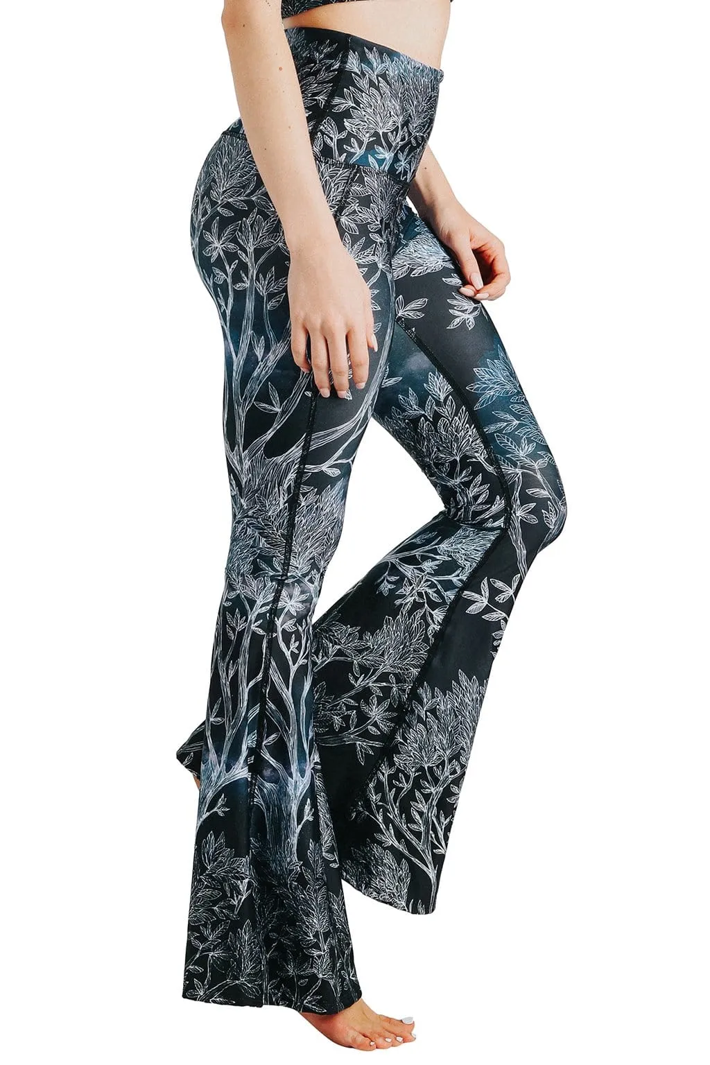 Root To Rise Printed Bell Bottoms