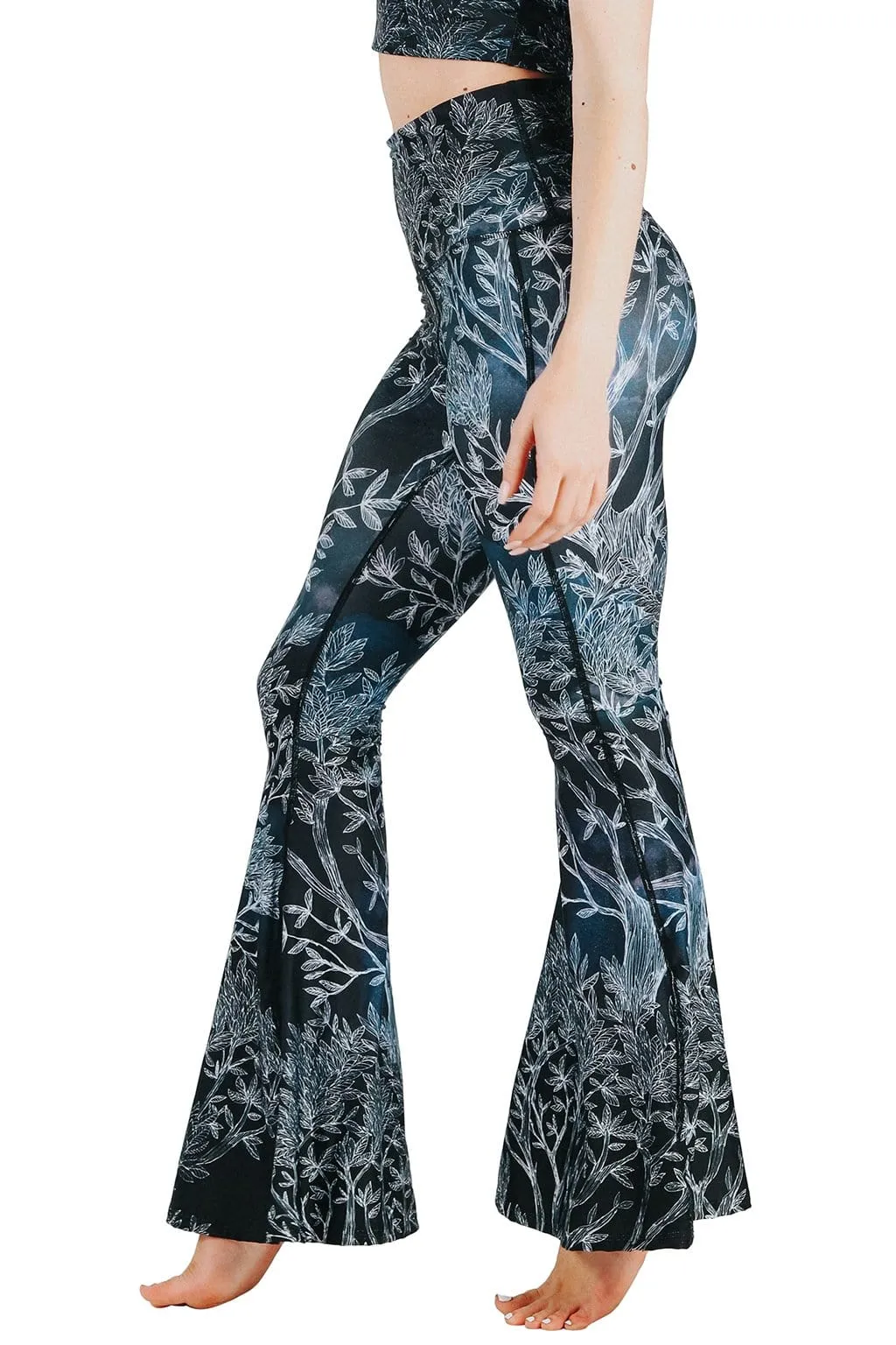 Root To Rise Printed Bell Bottoms