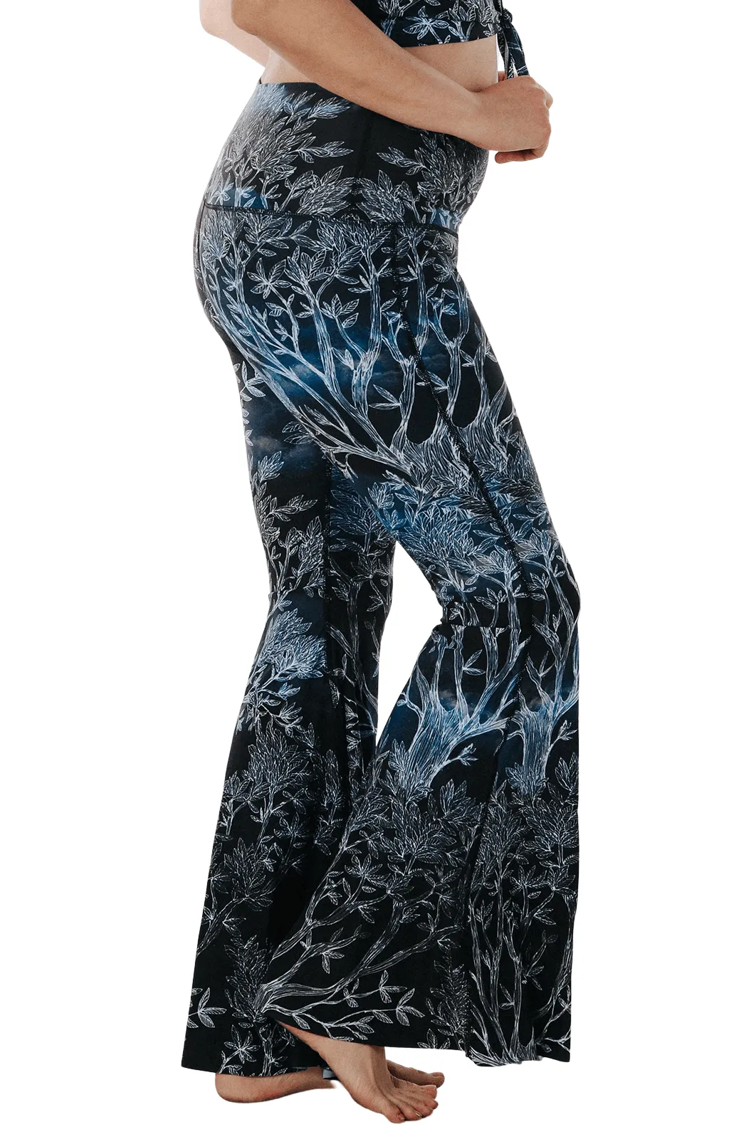 Root To Rise Printed Bell Bottoms