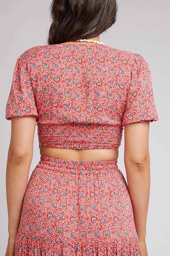 ROSANNA FLORAL TOP