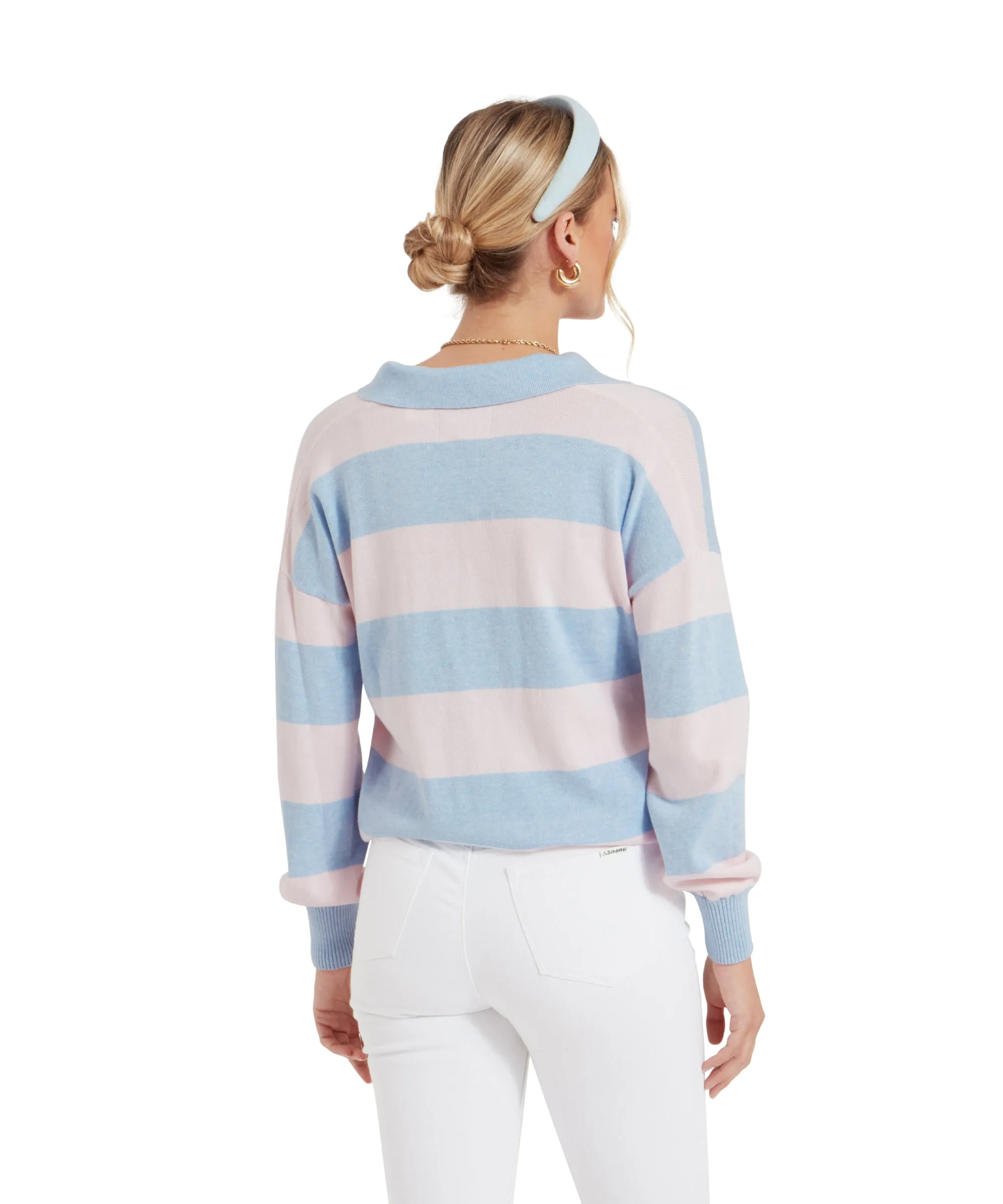 Roseland Jumper - Blush/Pale Blue